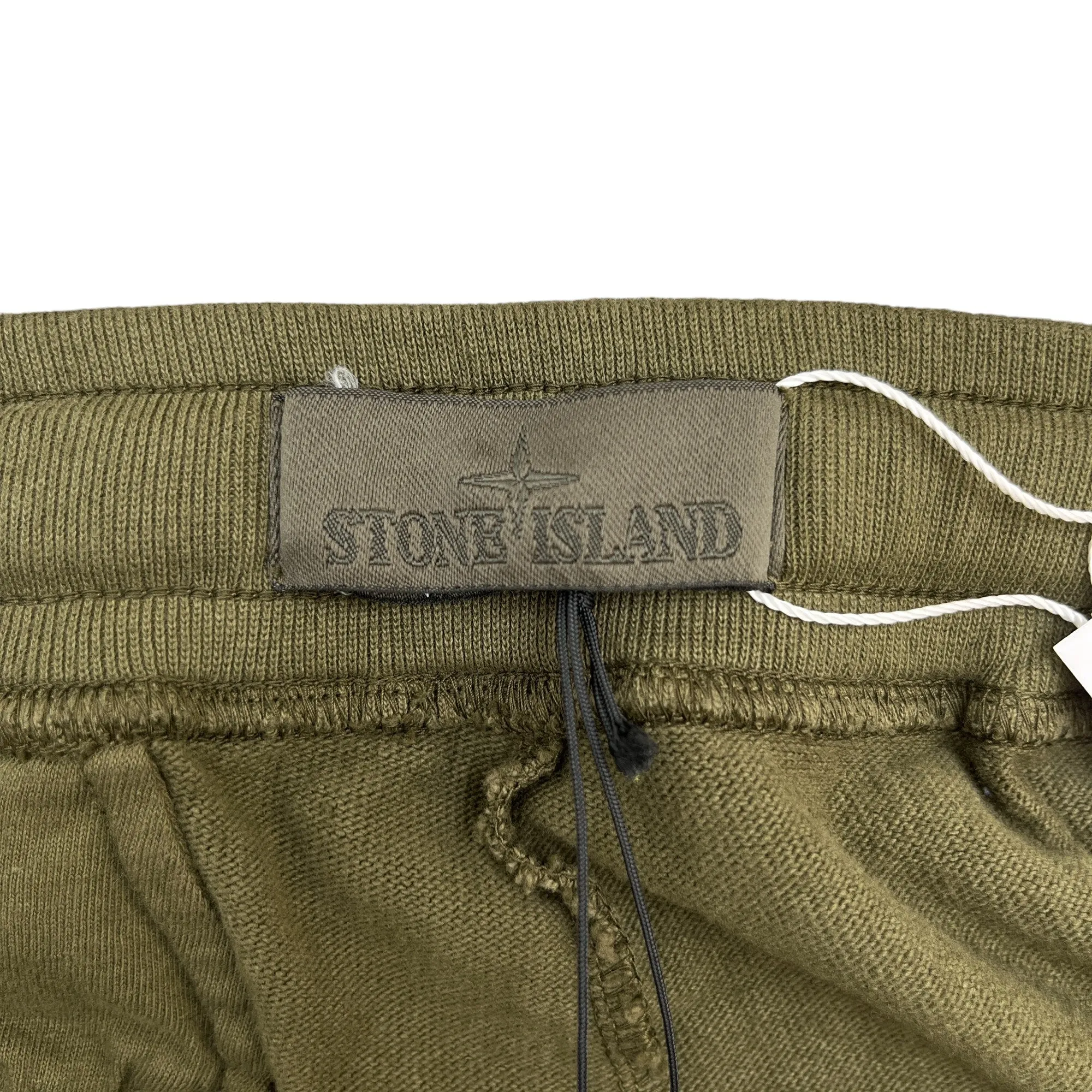 Men's Applique Logo Joggers Khaki Size M