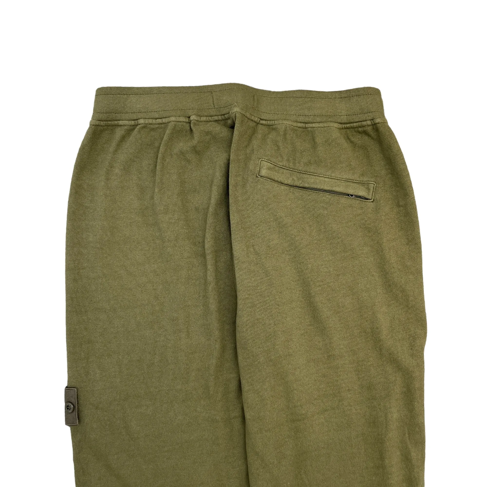Men's Applique Logo Joggers Khaki Size M