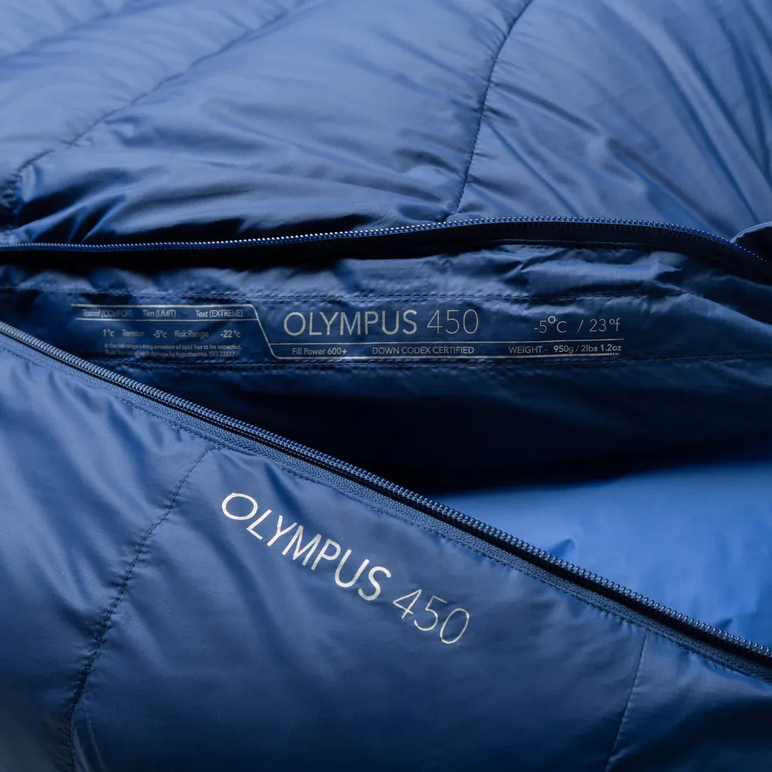 Mountain Equipment Olympus 450 Down Sleeping Bag - Left Zip Long