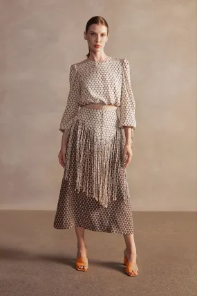 New Pois Cropped Blouse