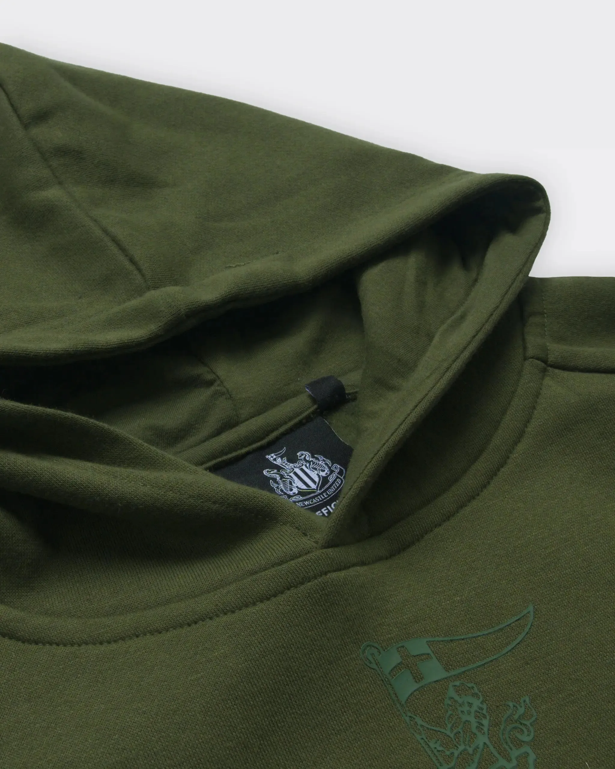 Newcastle United Boy's Khaki Raglan Hoodie