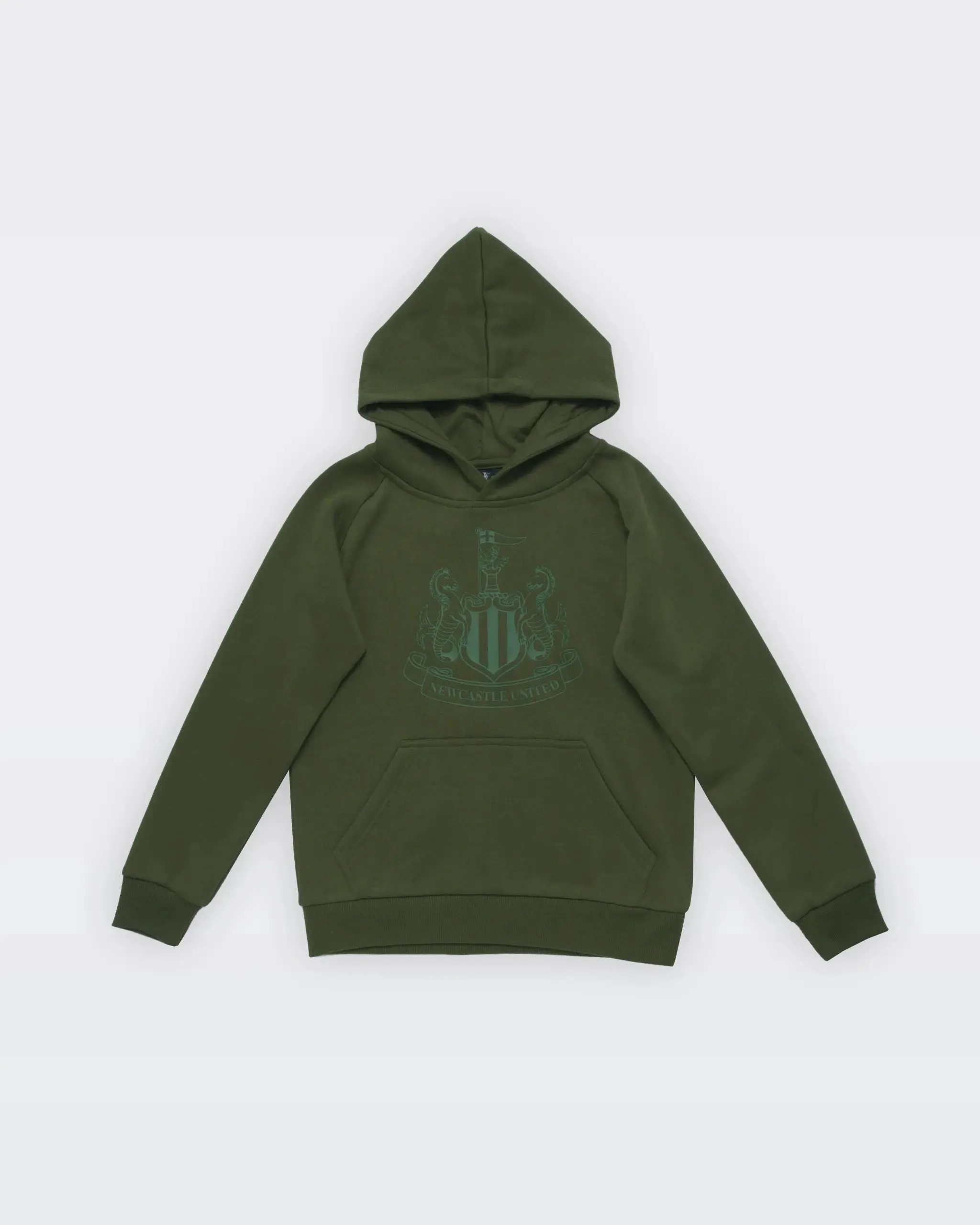 Newcastle United Boy's Khaki Raglan Hoodie