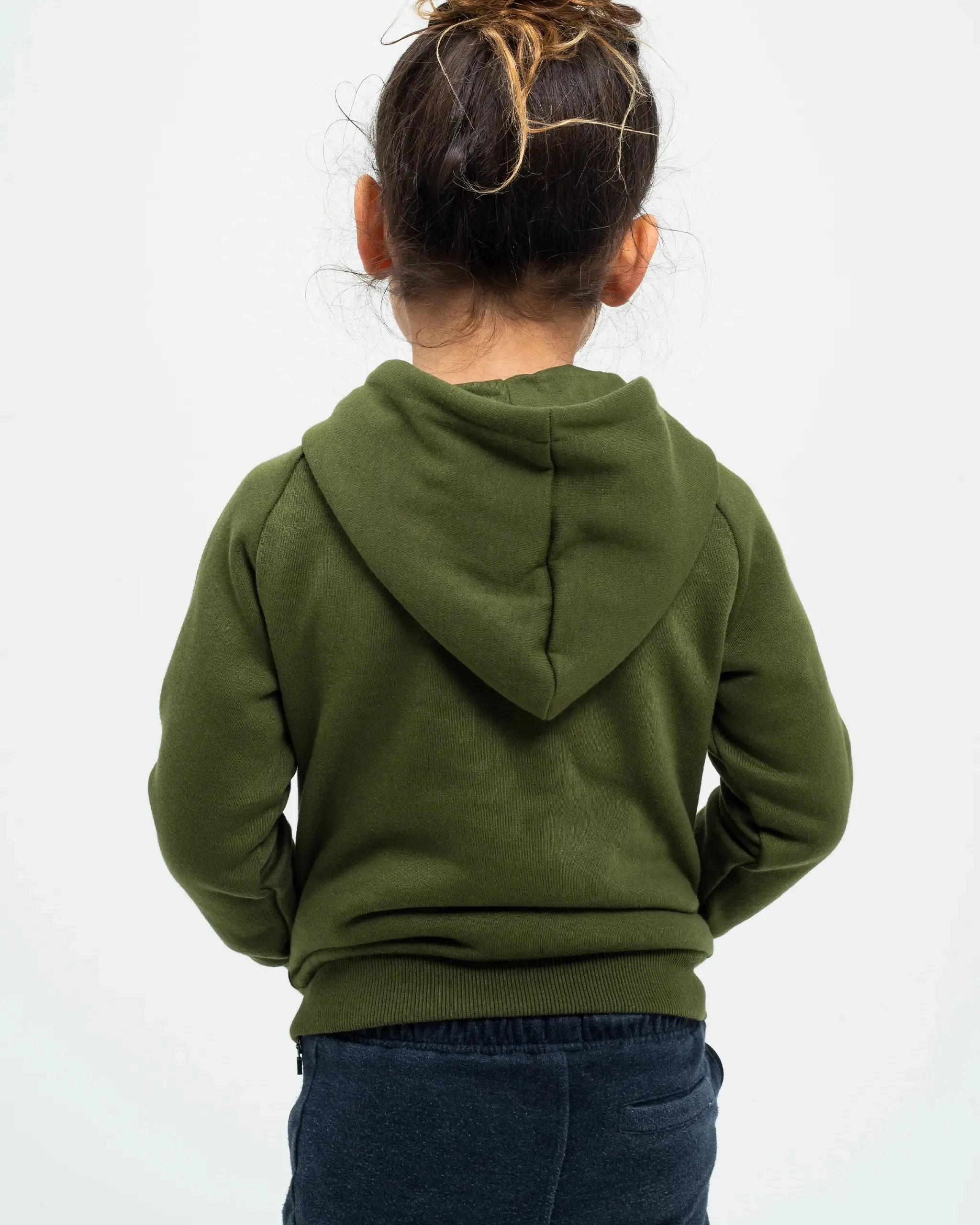 Newcastle United Boy's Khaki Raglan Hoodie