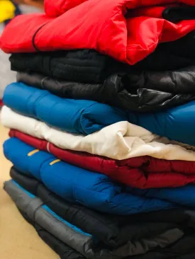 Nike adidas puffer jackets 10 pieces
