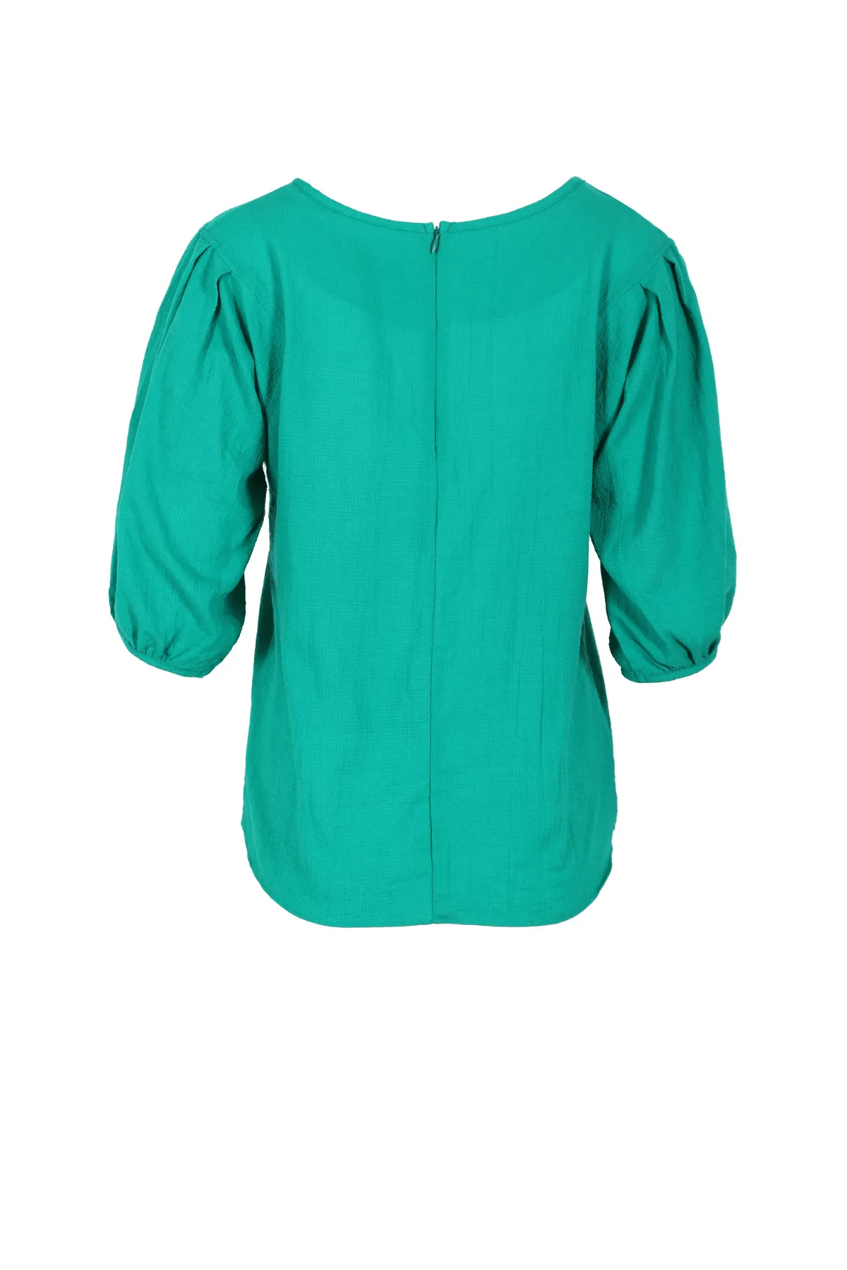 Pacific Blouse Parakeet Green in Seersucker
