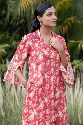 Paisley Collared Kurta