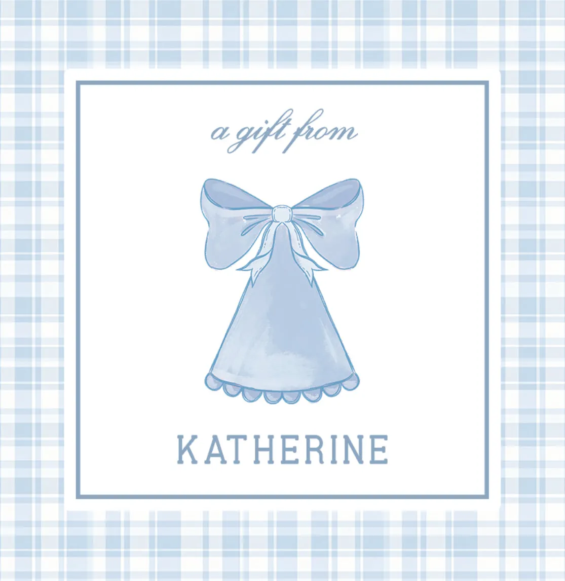 Party Hat Gift Tags Blue
