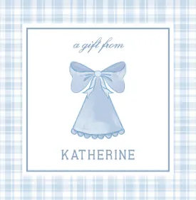 Party Hat Gift Tags Blue