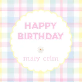 Pastel Daisy Happy Birthday Tags