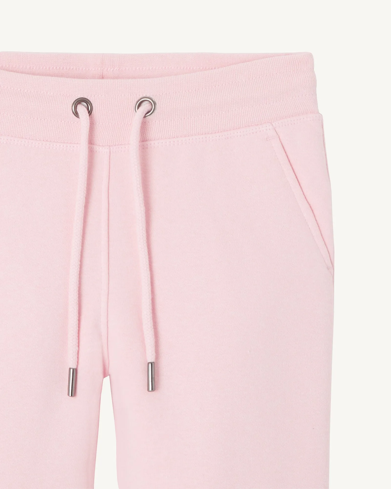 Peach pink Arica kid's organic cotton jogpant