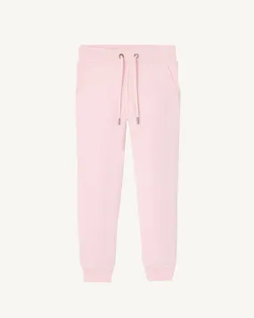 Peach pink Arica kid's organic cotton jogpant