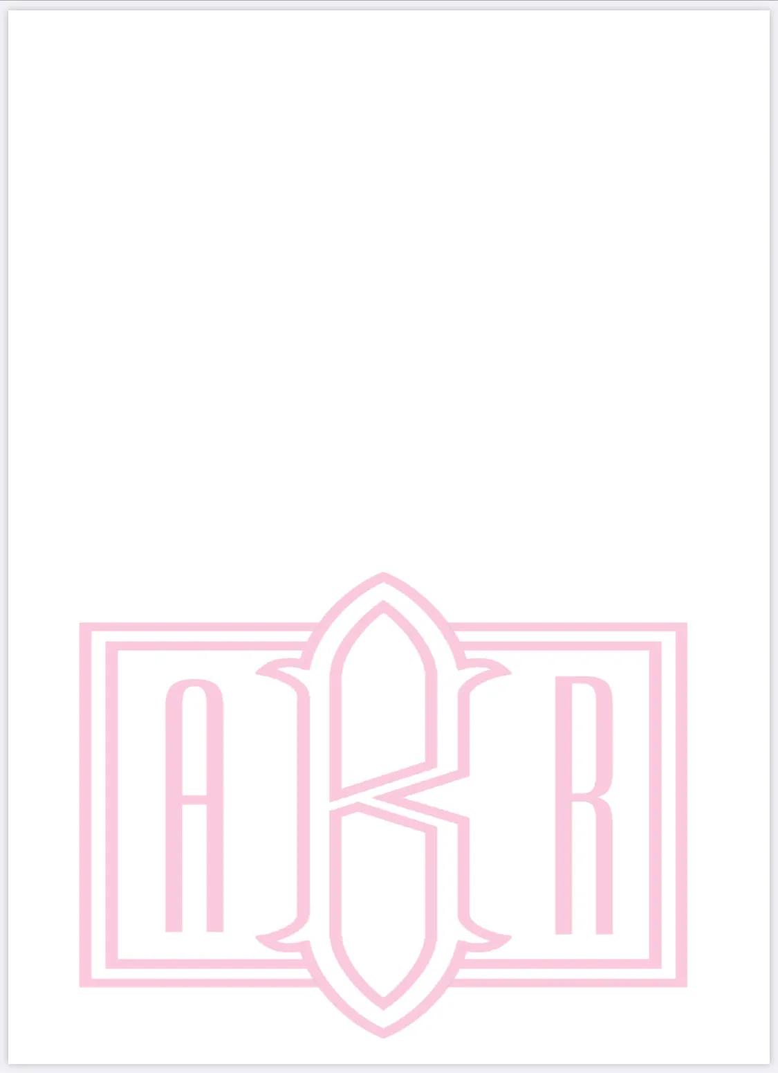 Pink Signature Folded Notes Set