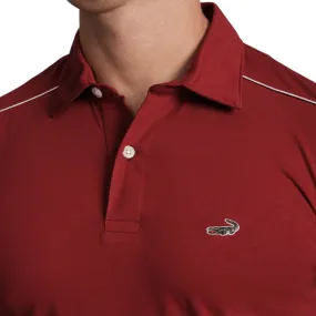 Polo T-Shirt-Ruby Wine