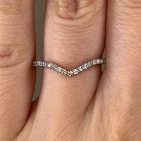 "Kira" Pave U Shape Eternity 0.30ct Diamond Ring ET25