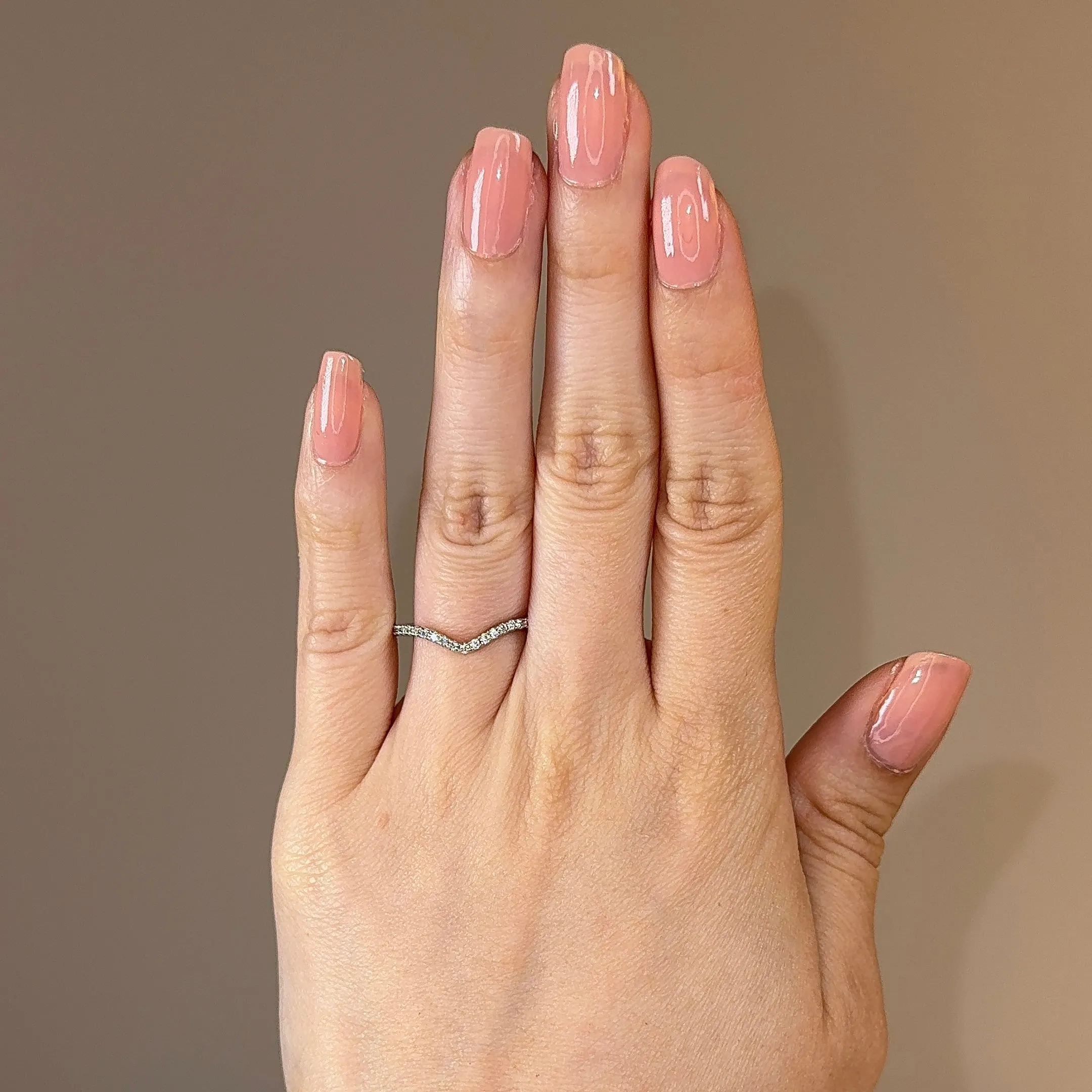 "Kira" Pave U Shape Eternity 0.30ct Diamond Ring ET25