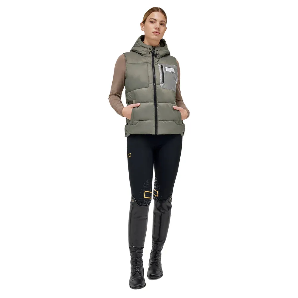 Rider's Gene Puffer Vest with Hood