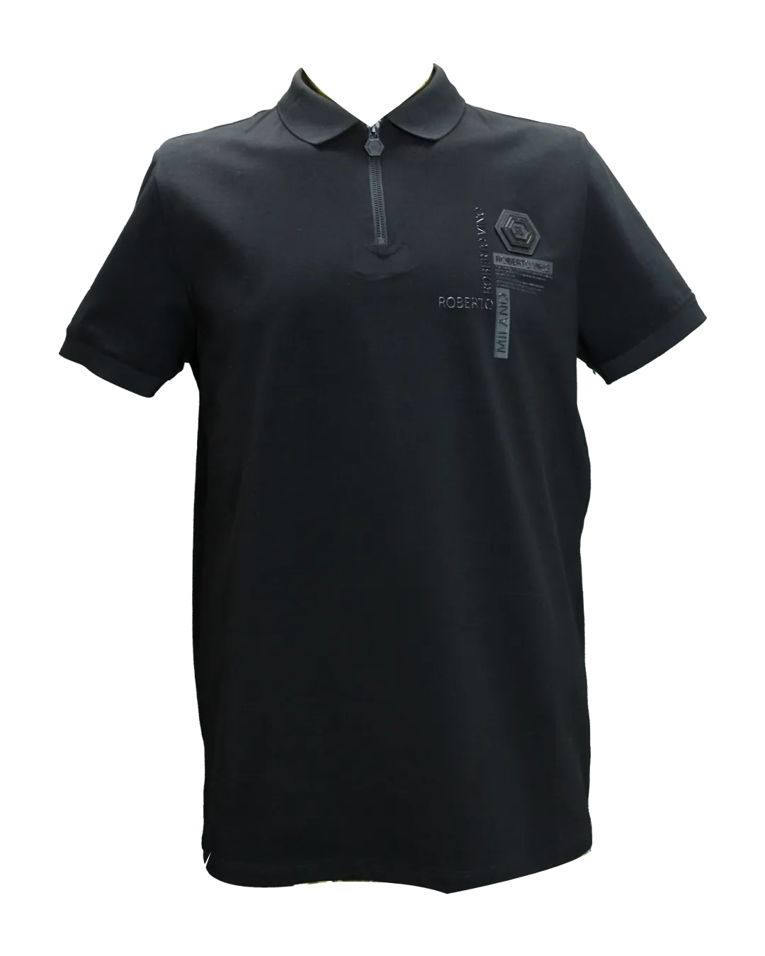 Roberto Vino Black 1/4 Zip Golfer