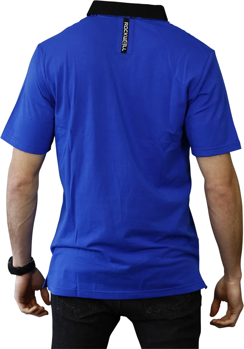 Rockwell Tri-Blend Pocket Polo - Blue