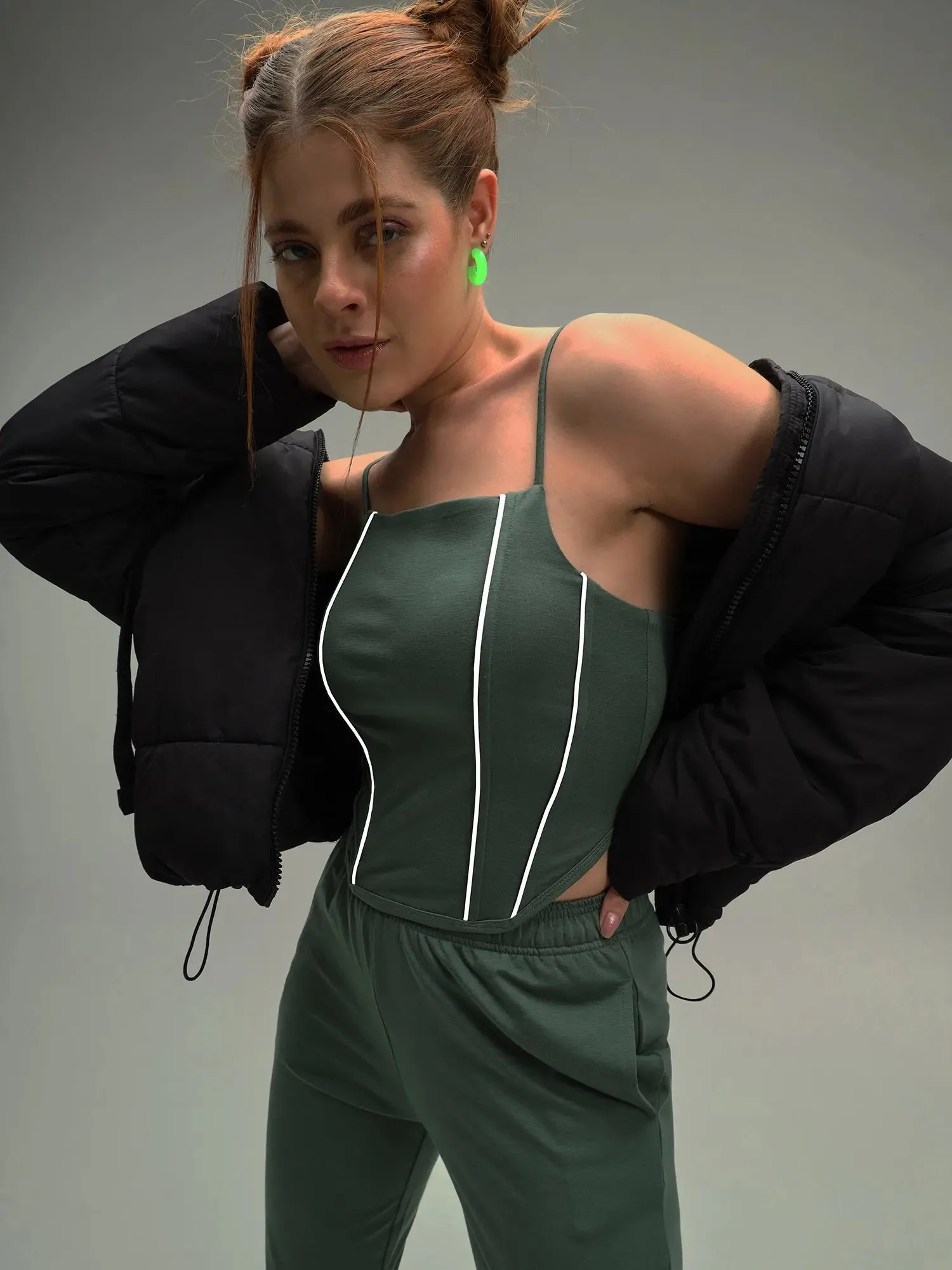 Shanghai Green Reflex Co-ord Set