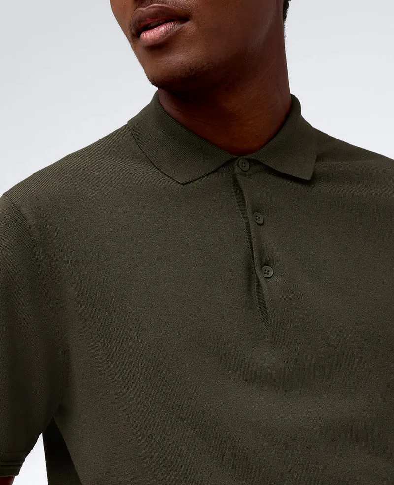 Short Sleeve Sweater Polo
