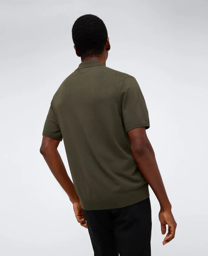 Short Sleeve Sweater Polo