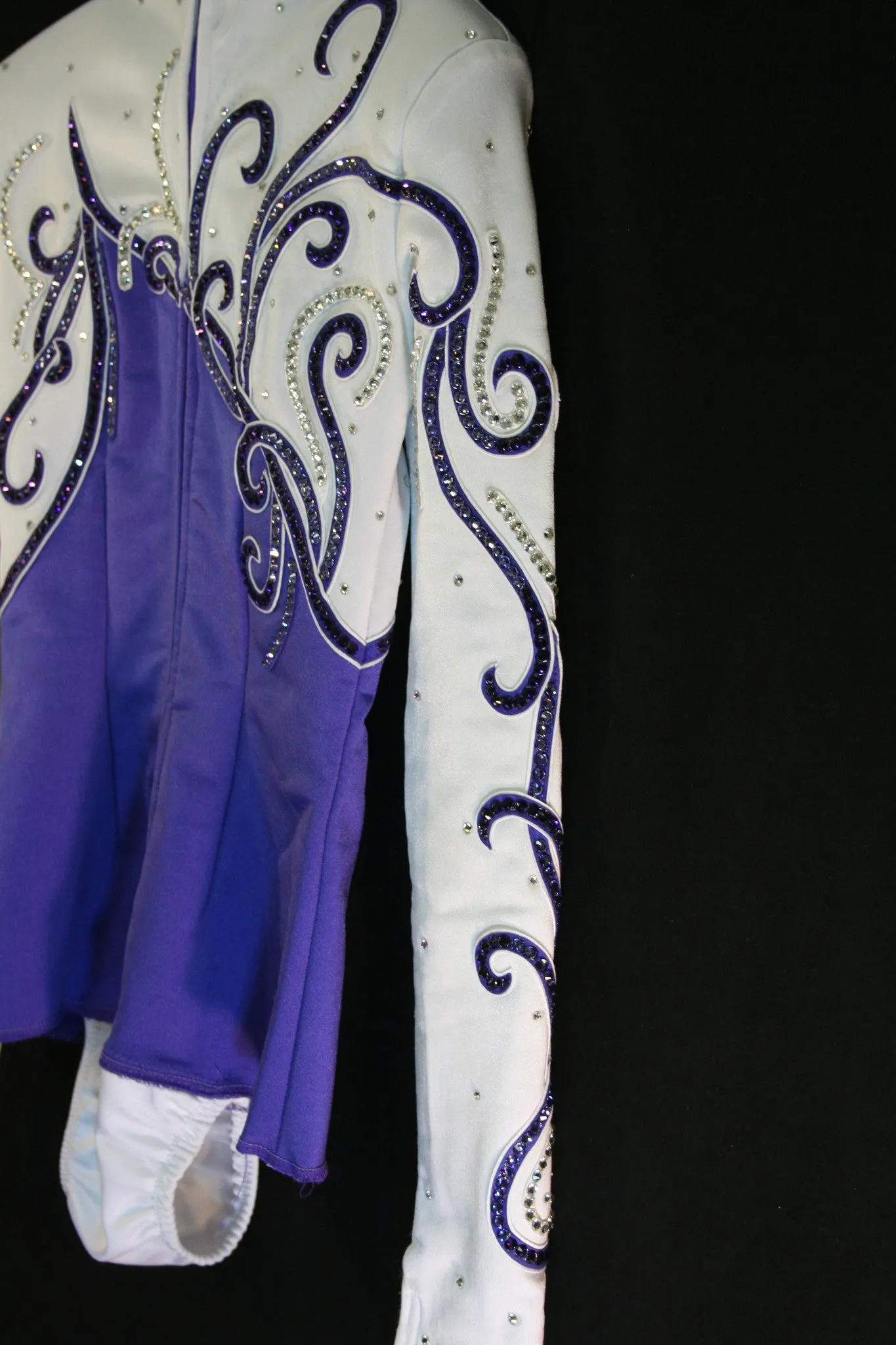 SOLD  Purple Girls 8 Horsemanship Outfit 0686C-F