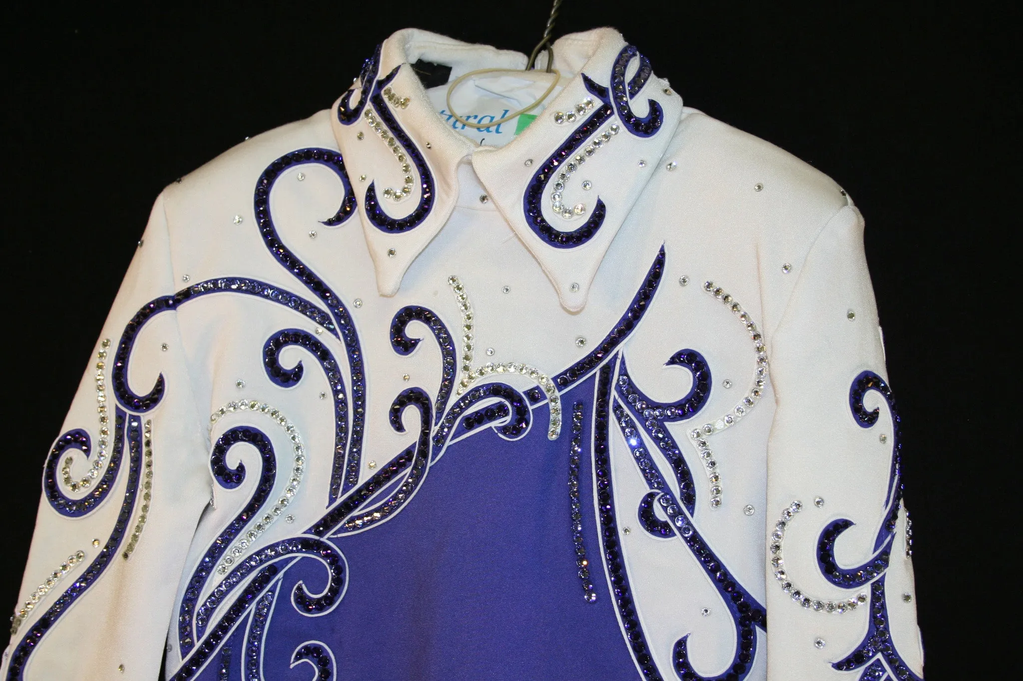 SOLD  Purple Girls 8 Horsemanship Outfit 0686C-F