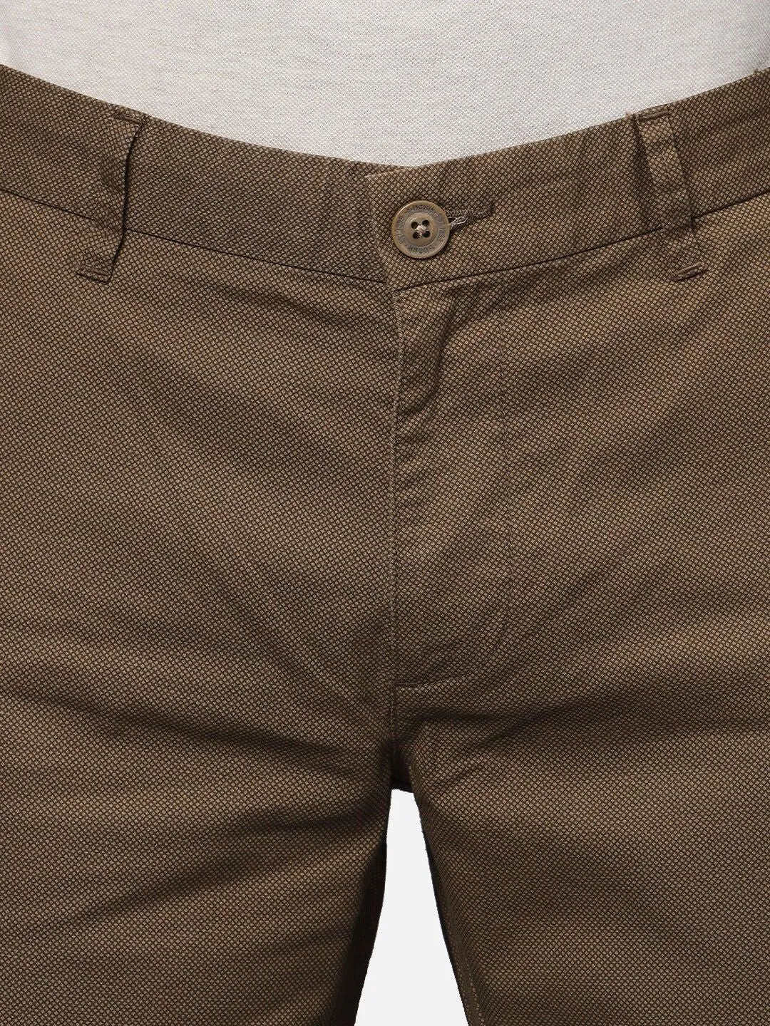 T-Base Men Mid-Rise  Straight Fit Chinos Trousers