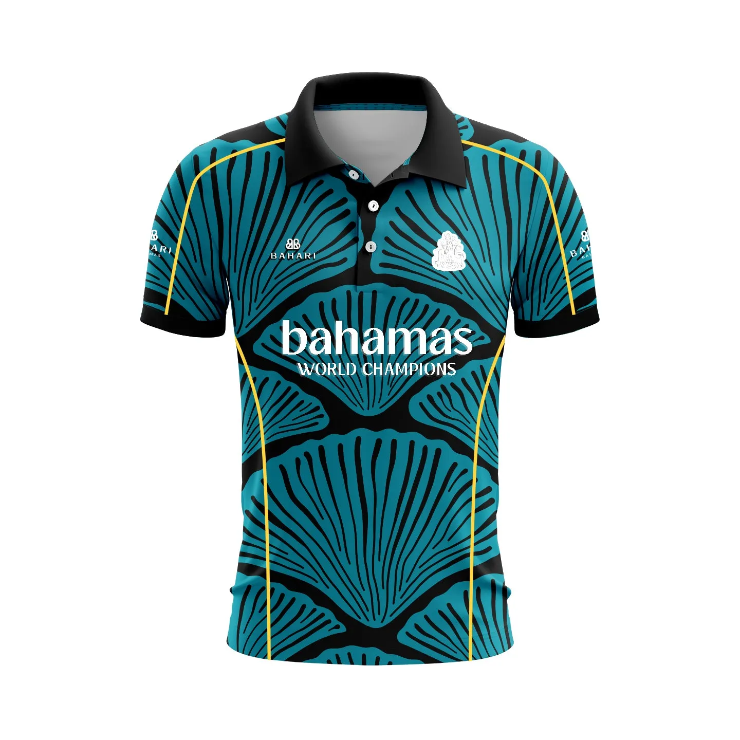 TEAM BAHAMAS POLO 2024-BLACK
