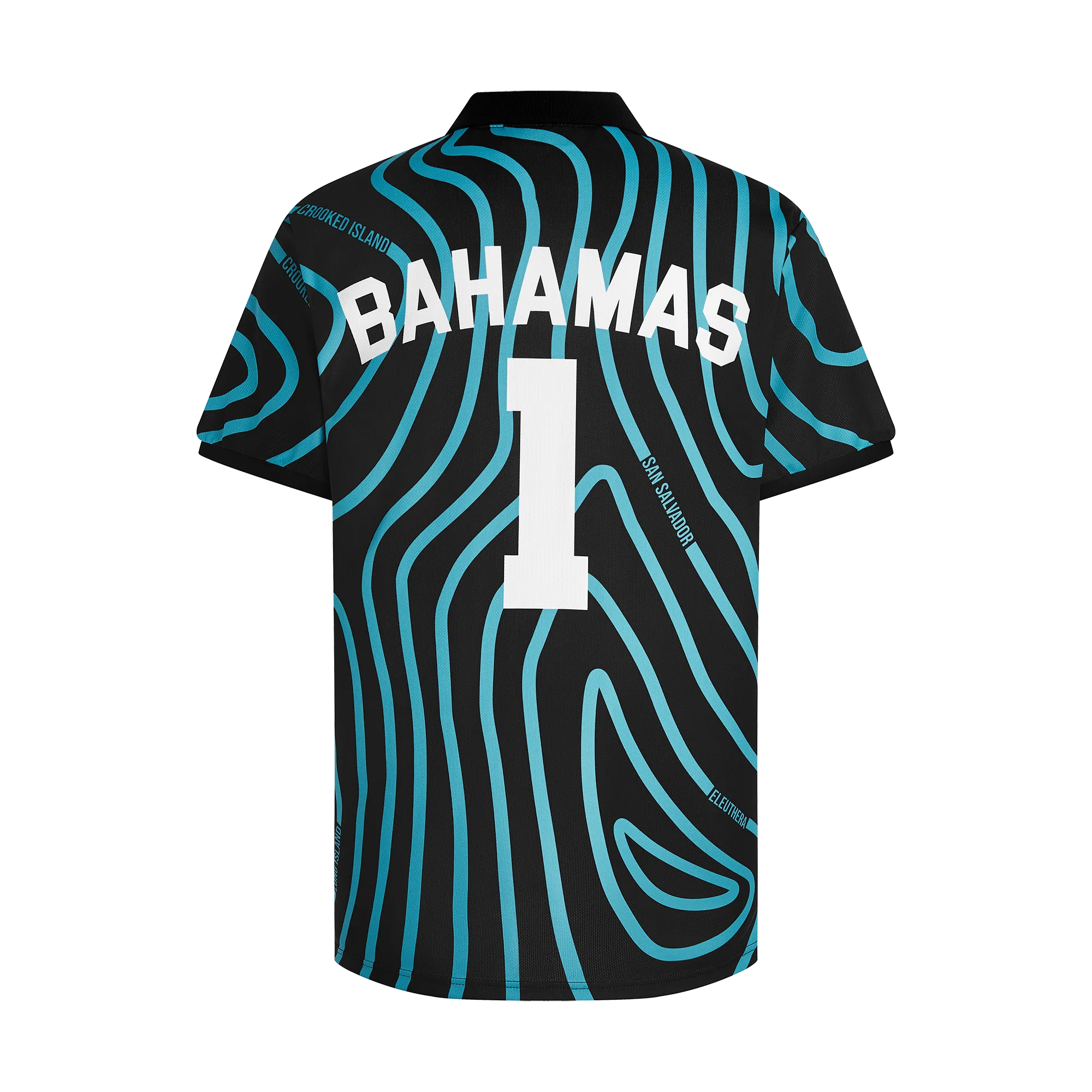 TEAM BAHAMAS POLO-BLACK