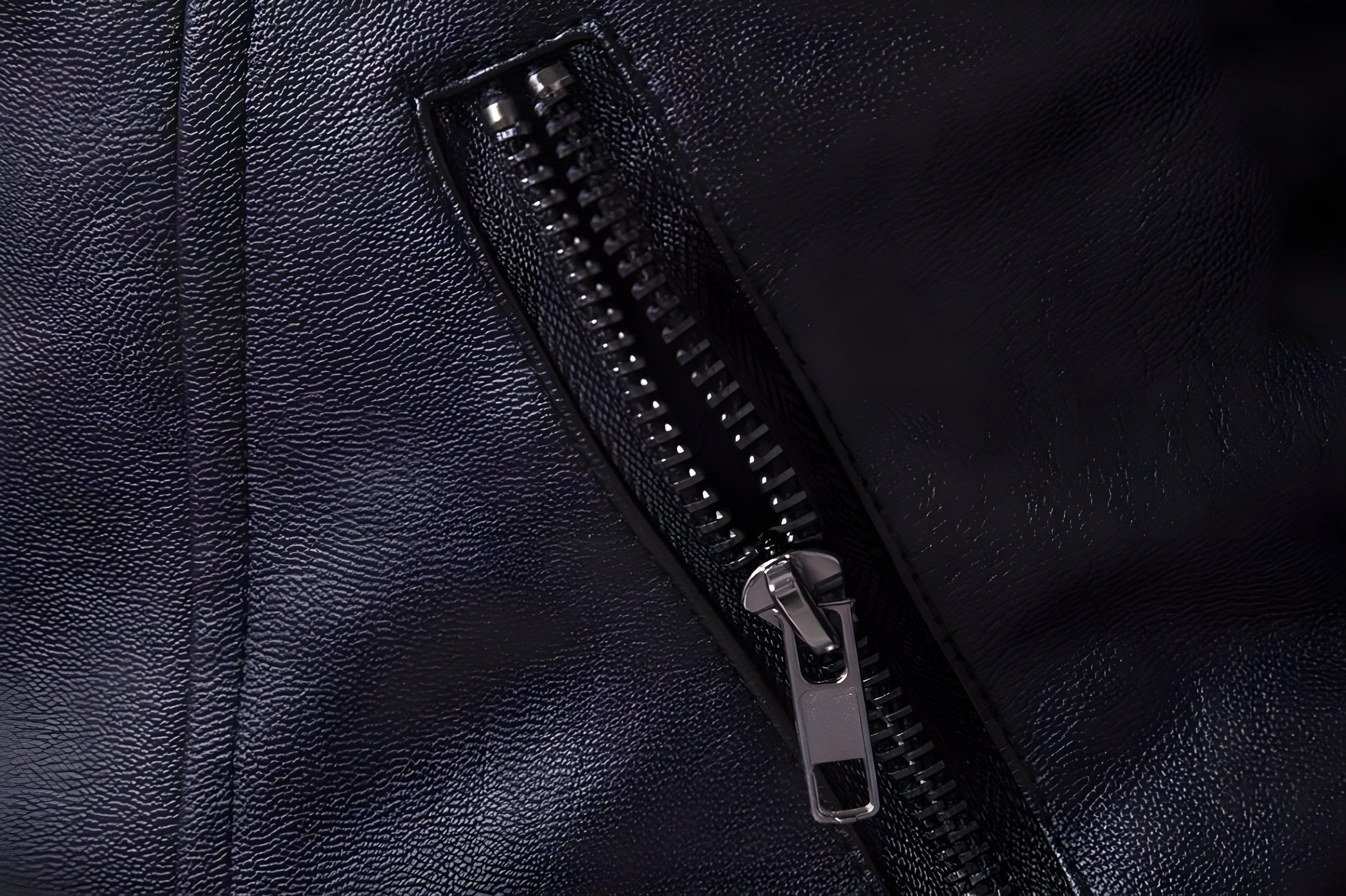 The Cavalier Strapped Faux Leather Biker Jacket