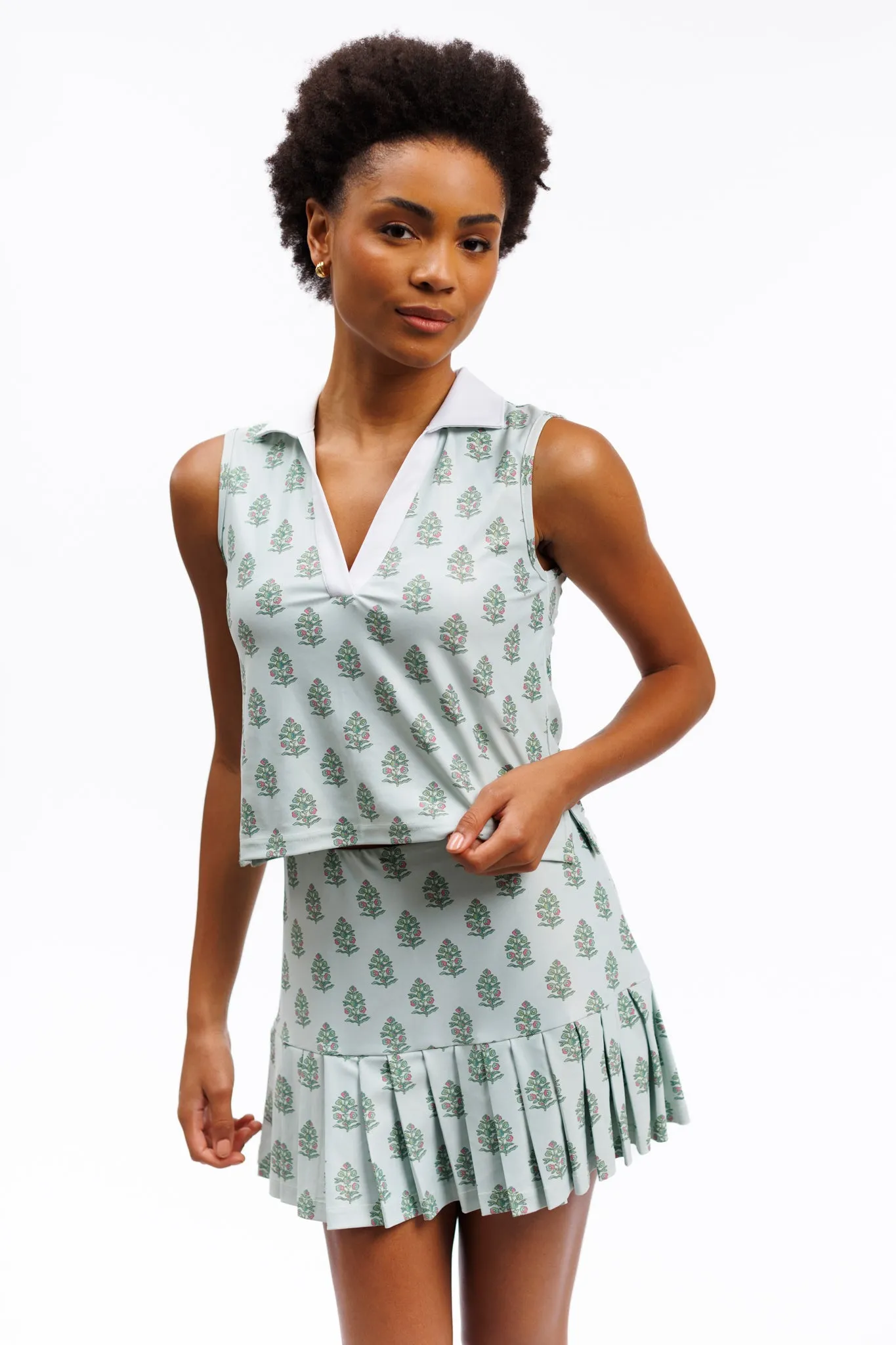 The Dylan Top - Greenberry Block