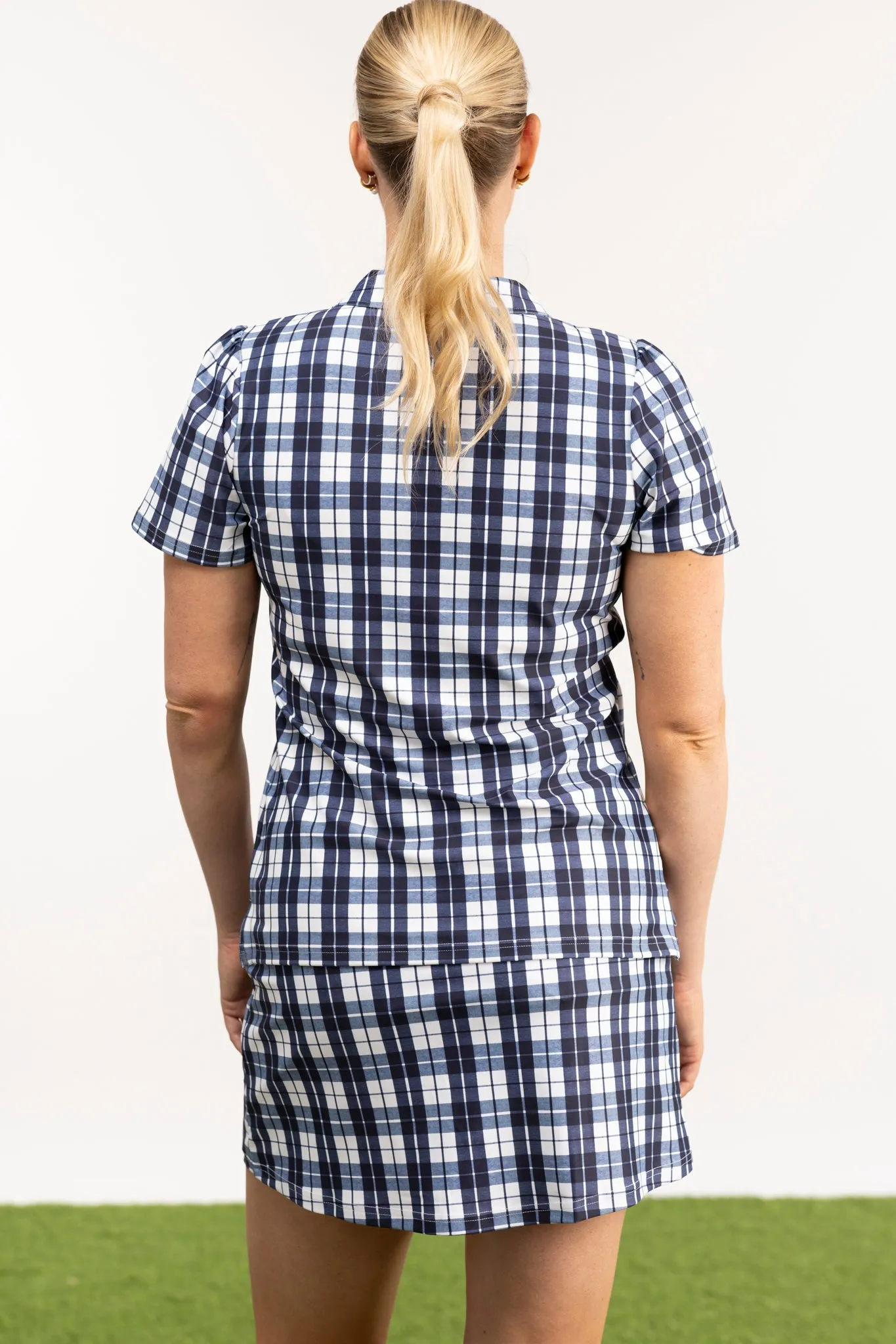 The Reagan Polo - Mariners Plaid