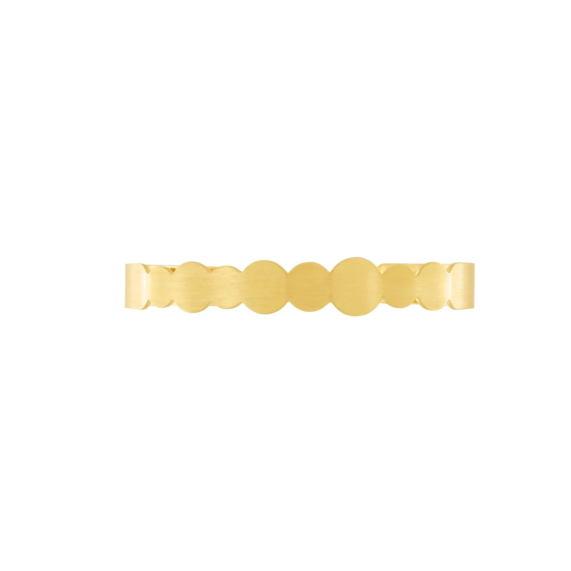 Theia Dot Cuff Bracelet Gold Plating
