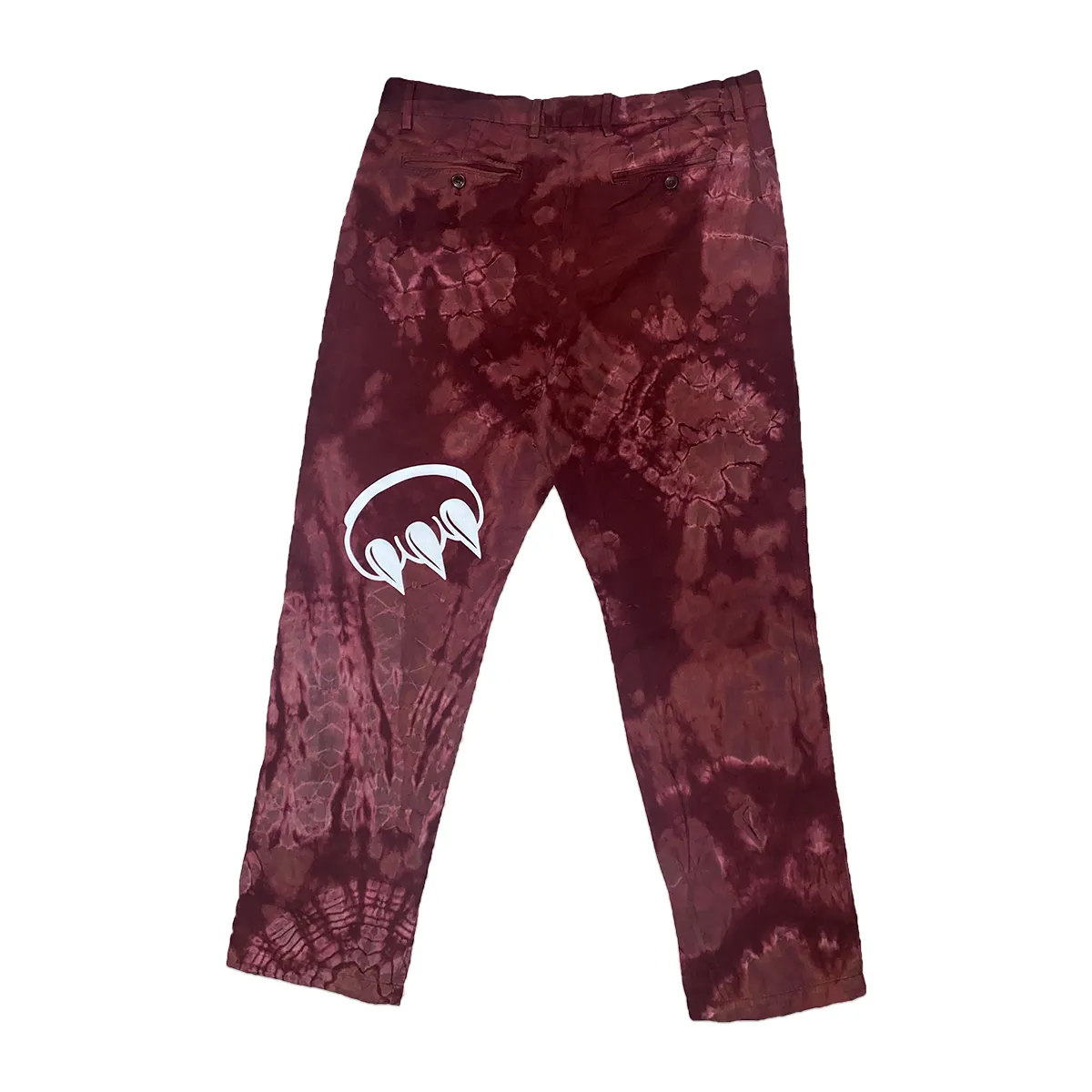 TIE DYE CLAW KHAKI PANTS