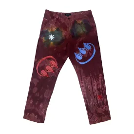 TIE DYE CLAW KHAKI PANTS