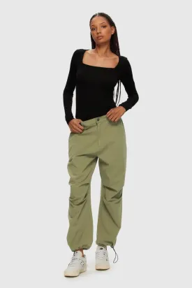 Twill Parachute Joggers
