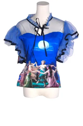 UNBRANDED Women Blouses Regular fit in Blue - M