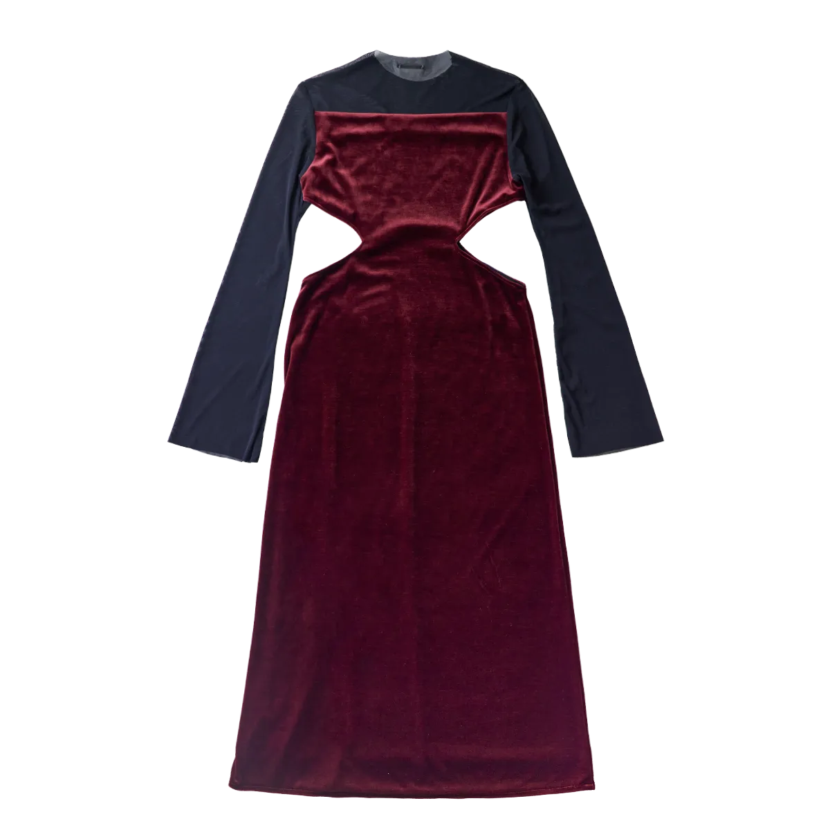 Velor cut dress