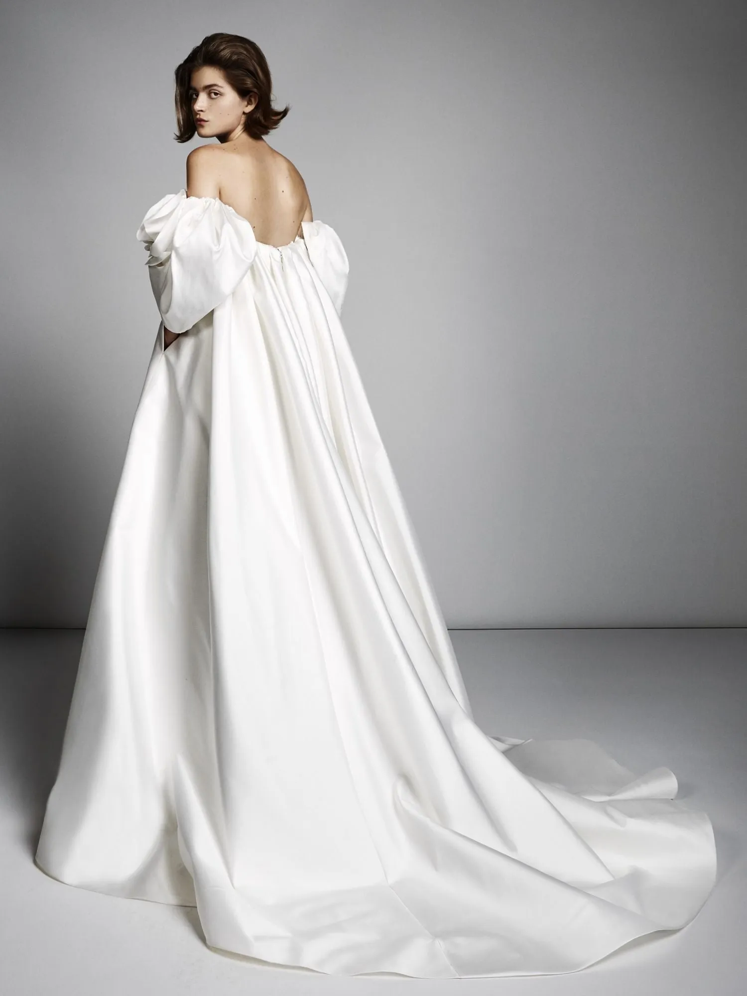 Empire Rose Sleeve Gown - Elegant and Stylish